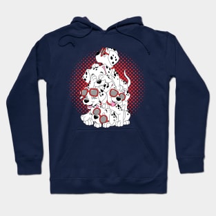 Dalmatians Dogs Hoodie